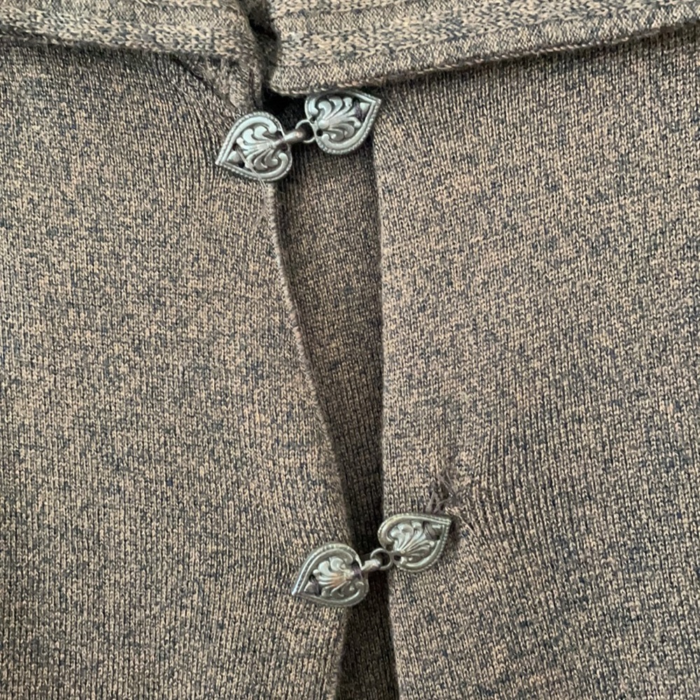Italian Designer Clorinda Brown Wool Blend Sweater